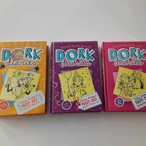 DORK DIARIES by Rachel Renee Russell - set of (3)